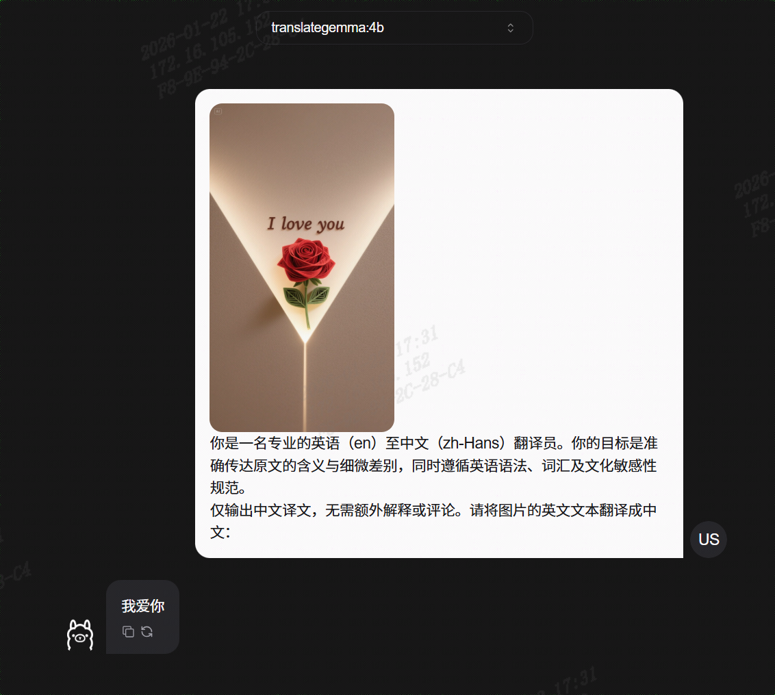 翻译结果
