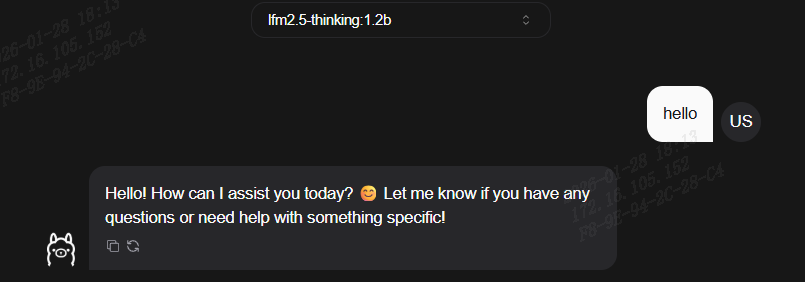 与模型进行对话