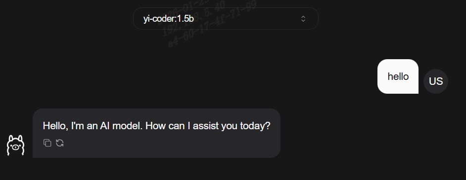 Yi-Coder-1.5B交互界面