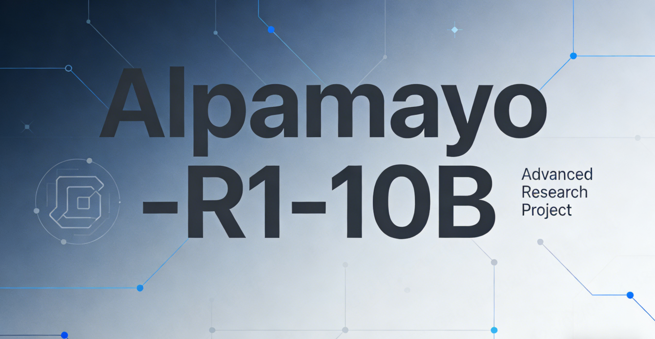 Alpamayo-R1-10B自动驾驶专用开源视觉 - 语言 - 动作（VLA）